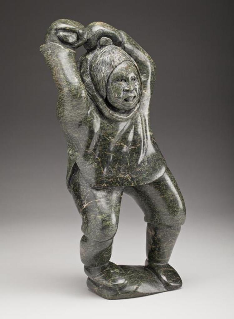 Kiugak (Kiawak) Ashoona (1933-2014) - Hunter with Stones