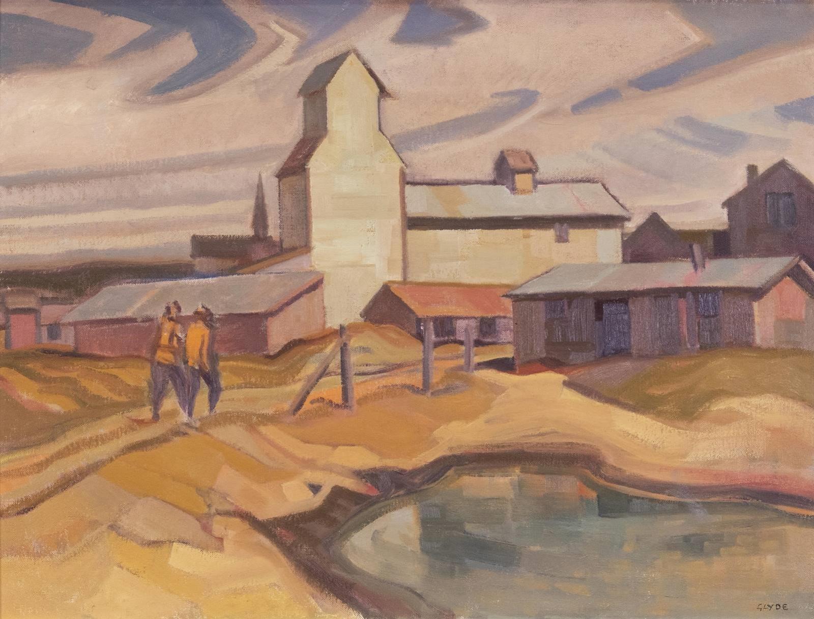 Henry George Glyde (1906-1998) - Southern Alberta Town