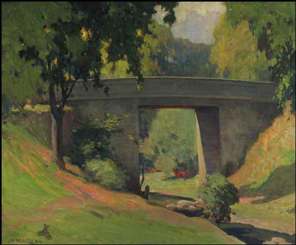 John William (J.W.) Beatty (1869-1941) - Bridge over the Don Valley River