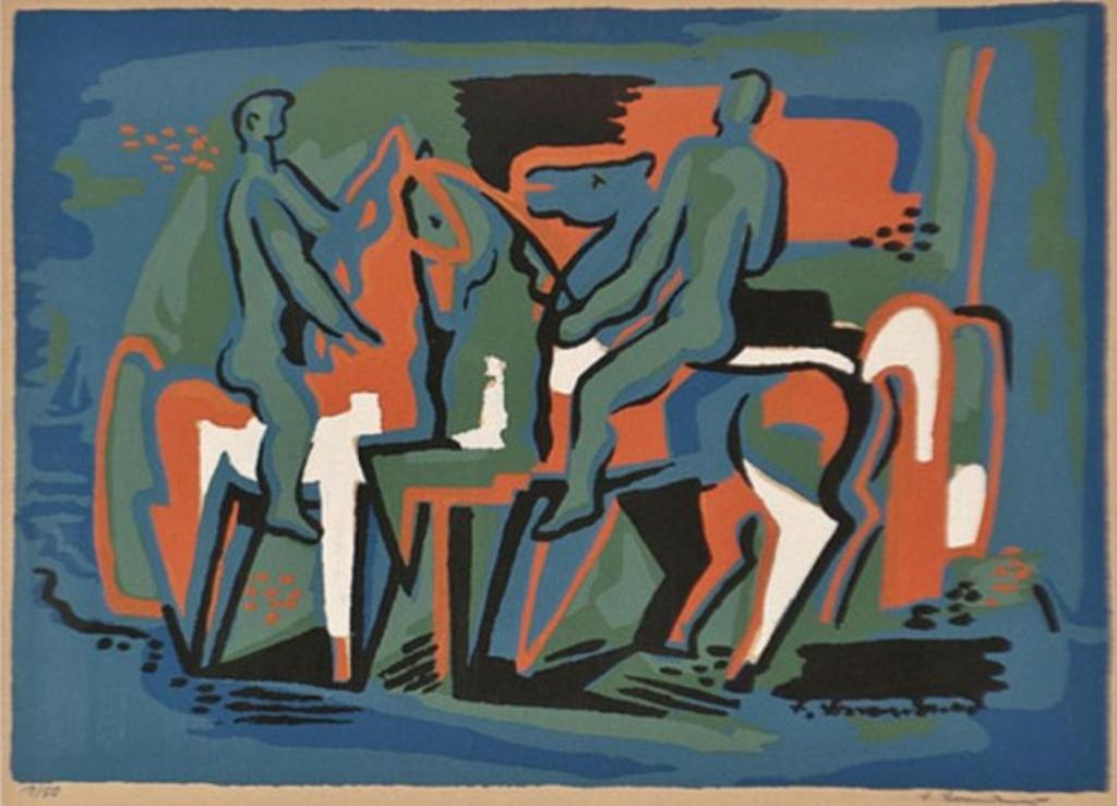 Fritz Brandtner (1896-1969) - Men & Horses