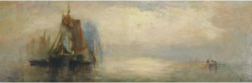 John A. Hammond (1843-1939) - Morning  Mists, Bay Of Fundy