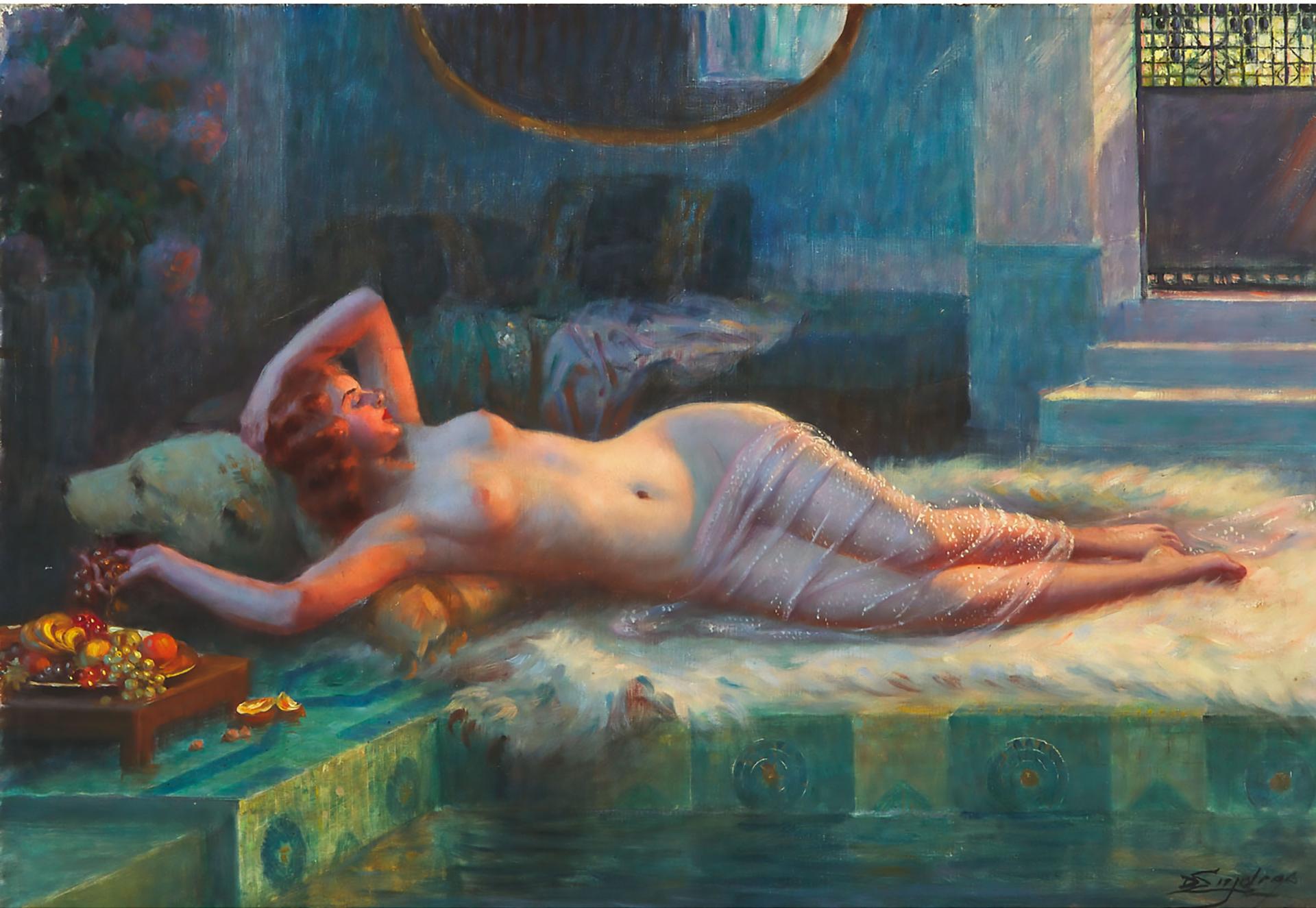 Delphin Enjolras (1857-1945) - Reclining Nude