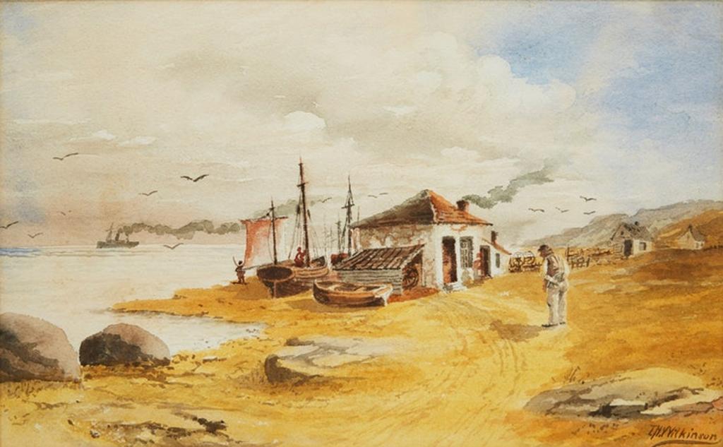 Thomas Harrison (T.H.) Wilkinson (1847-1929) - Fishing Village