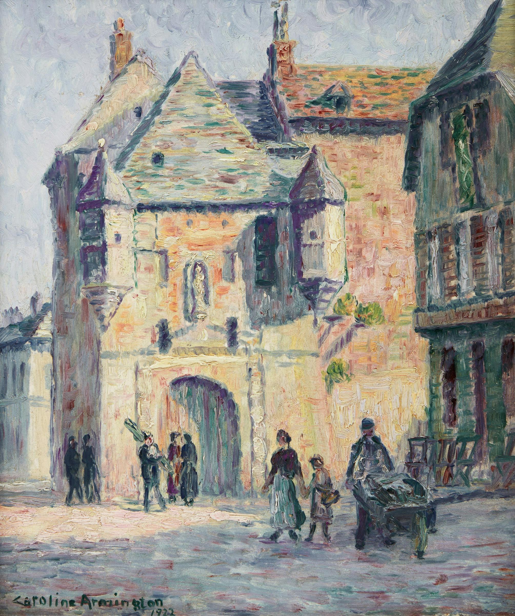 Caroline Helena Armington (1875-1939) - La Lieutenance à Honfleur, Normandy