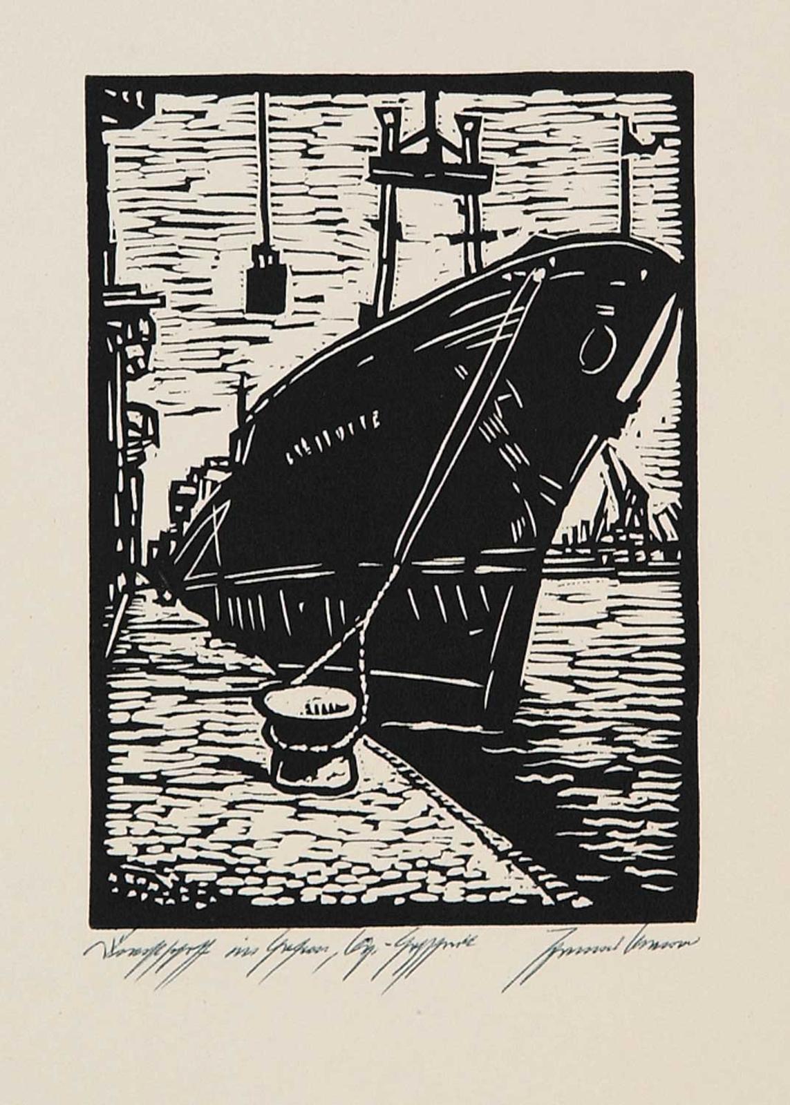 Johannes Brauer - Untitled - Ship at Dock