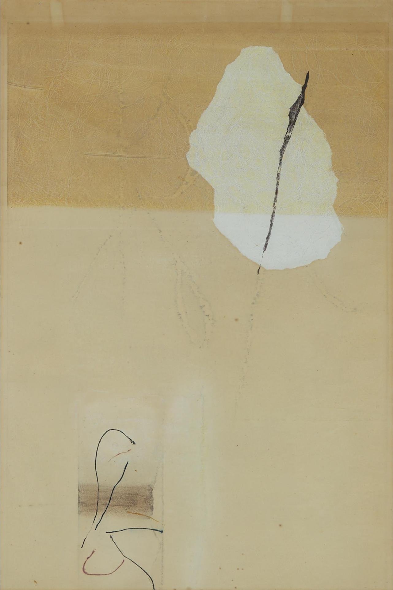 Hideo Hagiwara (1913-2007) - Stone Flower (Yellow) #6, 1960