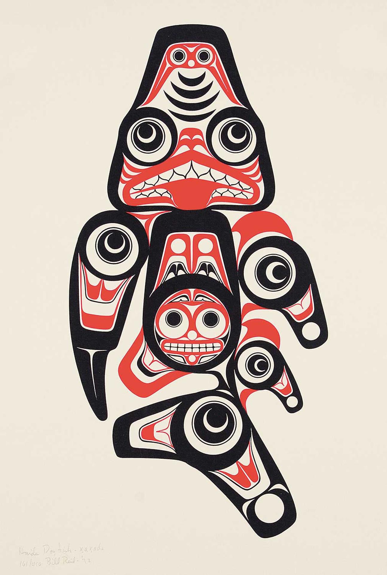 Bill (William) Ronald Reid (1920-1998) - Haida Dogfish  #161/450