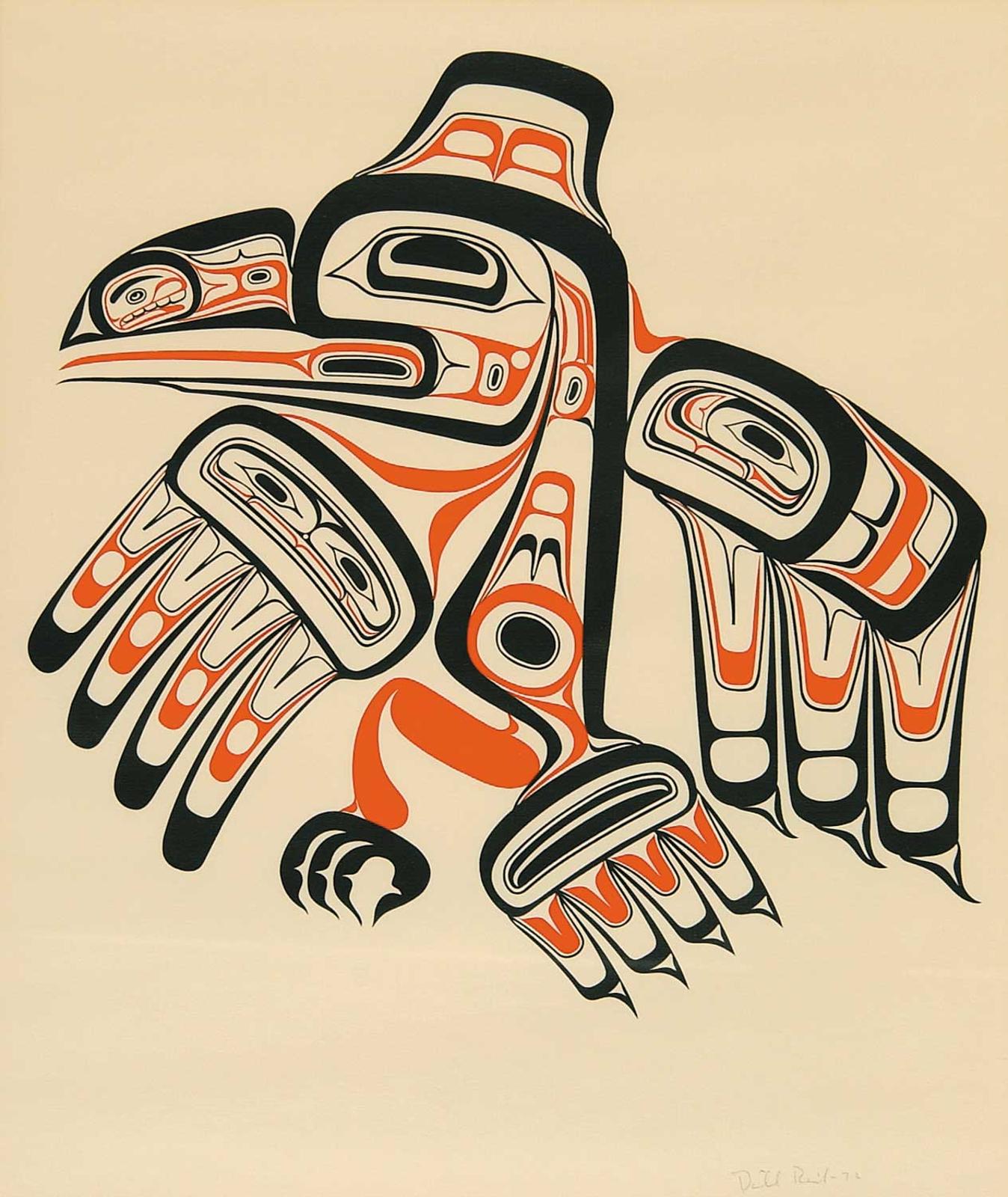 Bill (William) Ronald Reid (1920-1998) - Untitled - Haida Bird