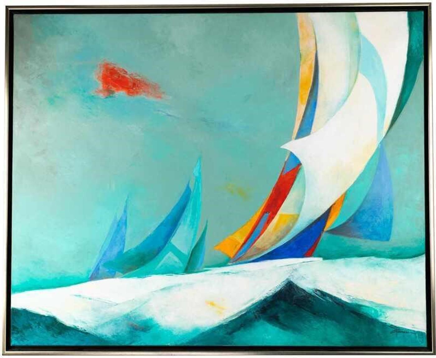 Claude Gaveau (1940) - Sailboats