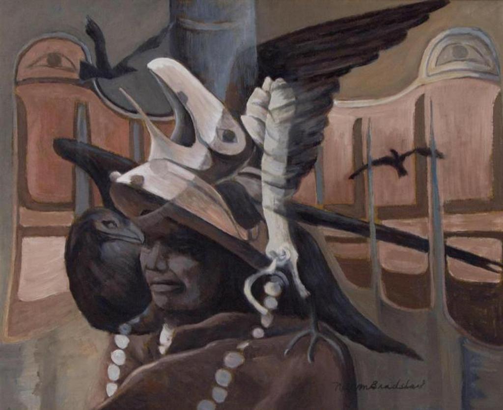 Nell Marion Bradshaw (1904-1997) - Raven Clan Hat and Spirit of Raven
