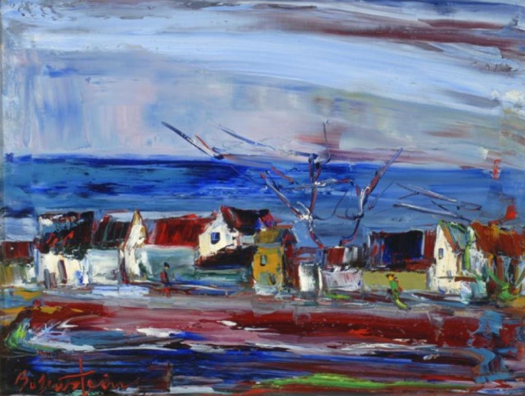Samuel (Sam) Borenstein (1908-1969) - Quebec Village with Figures