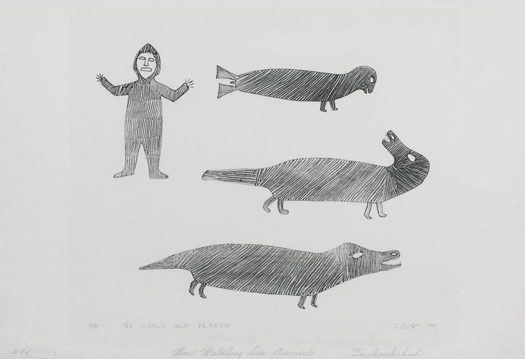 Tuckyashuk (1898-1972) - Man Watching Sea Animals