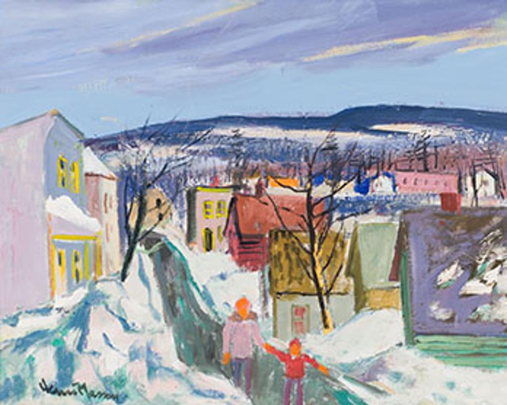 Henri Leopold Masson (1907-1996) - Street in Quebec