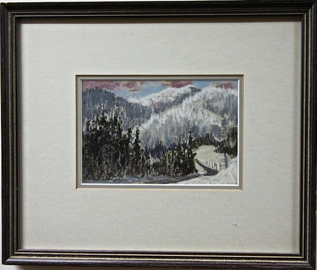Horace Champagne (1937) - Distant Mountains, Laurentian Park
