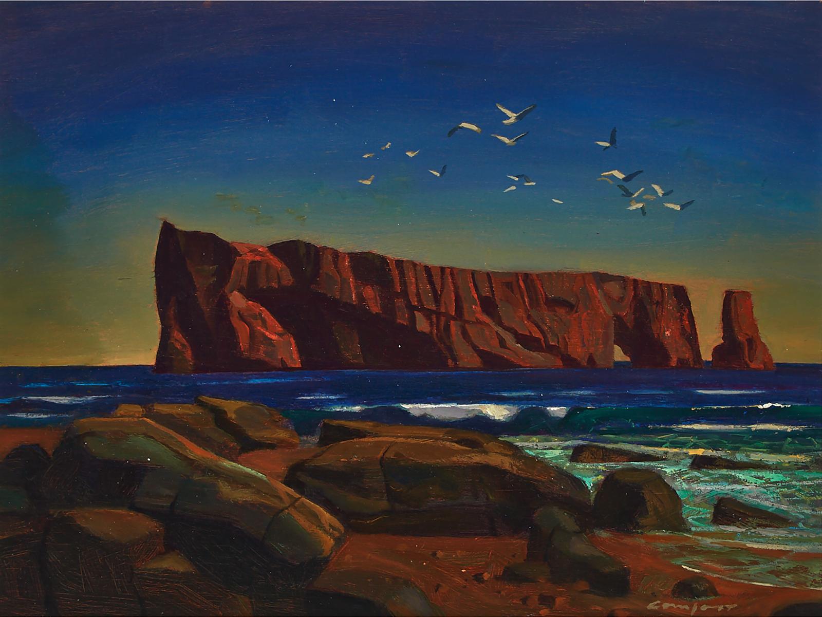Charles Fraser Comfort (1900-1994) - Blue Day, Percé, 1977