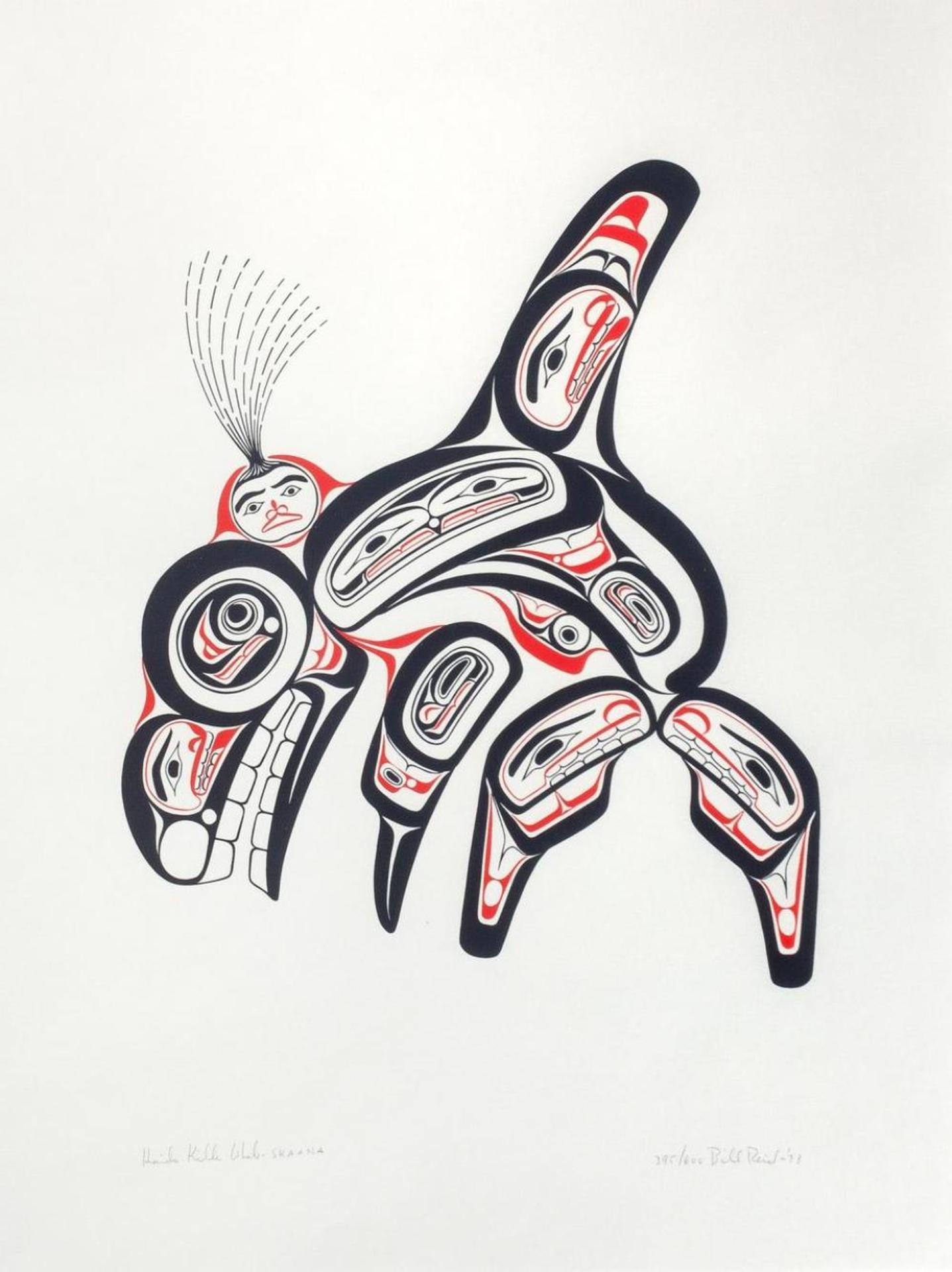 Bill (William) Ronald Reid (1920-1998) - Haida Killer Whale - Skaana