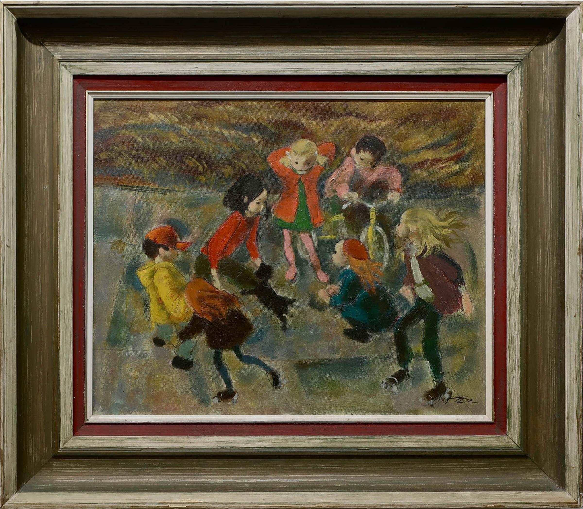 William Arthur Winter (1909-1996) - Untitled (Kids At Play)