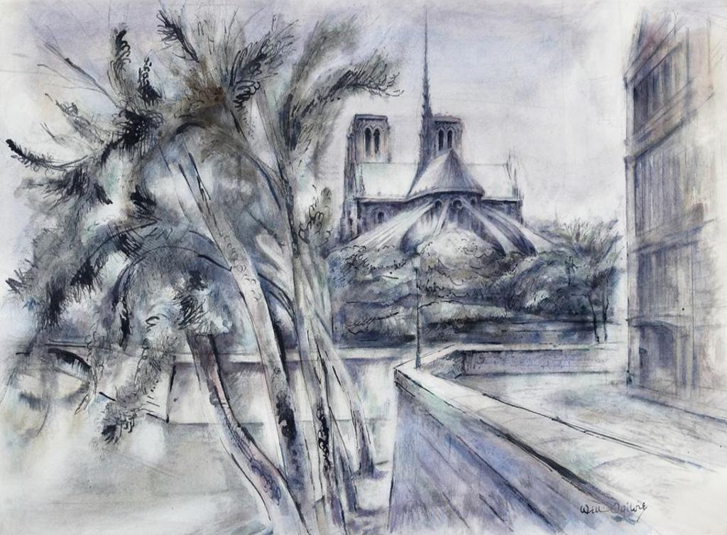 William (Will) Abernethy Ogilvie (1901-1989) - Aspect Of Notre Dame