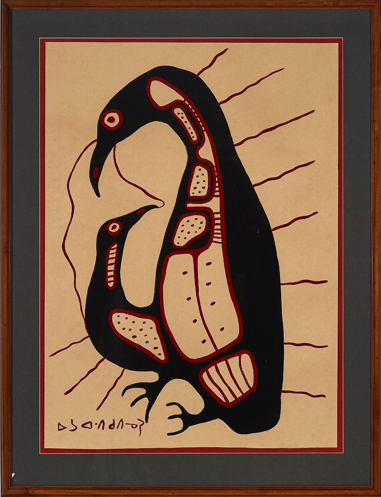 Norval H. Morrisseau (1931-2007) - Untitled (Mother And Young)