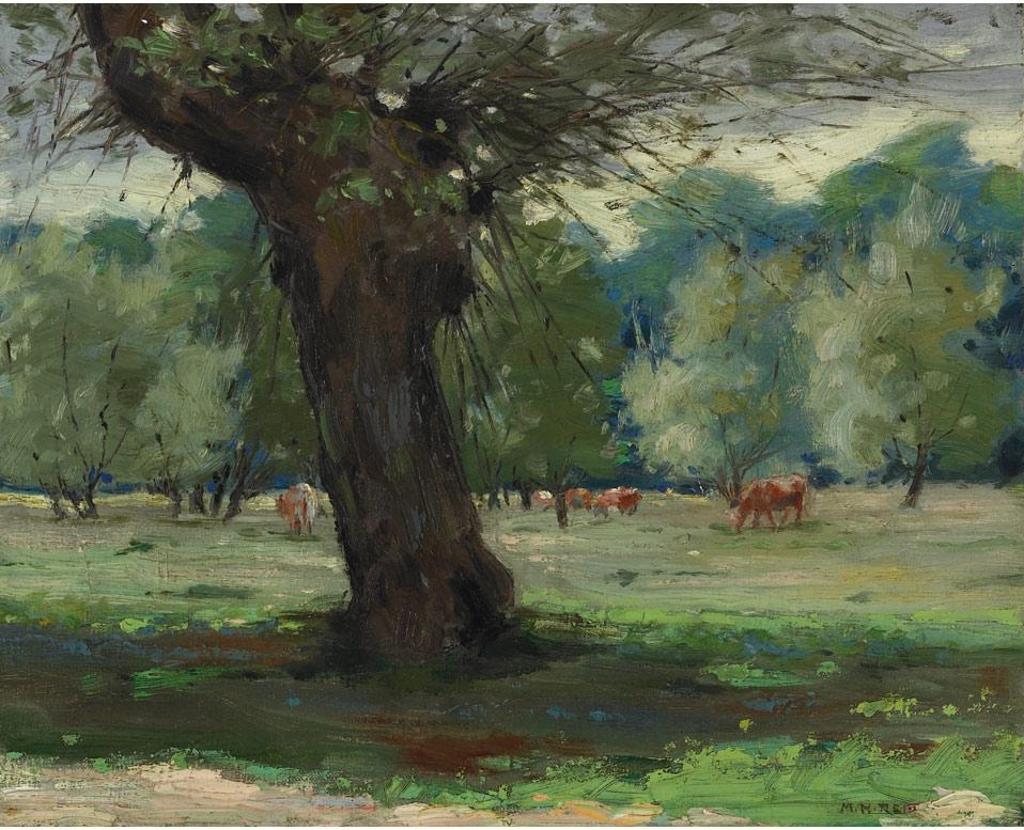 Mary Augusta Hiester Reid (1854-1921) - The Pasture