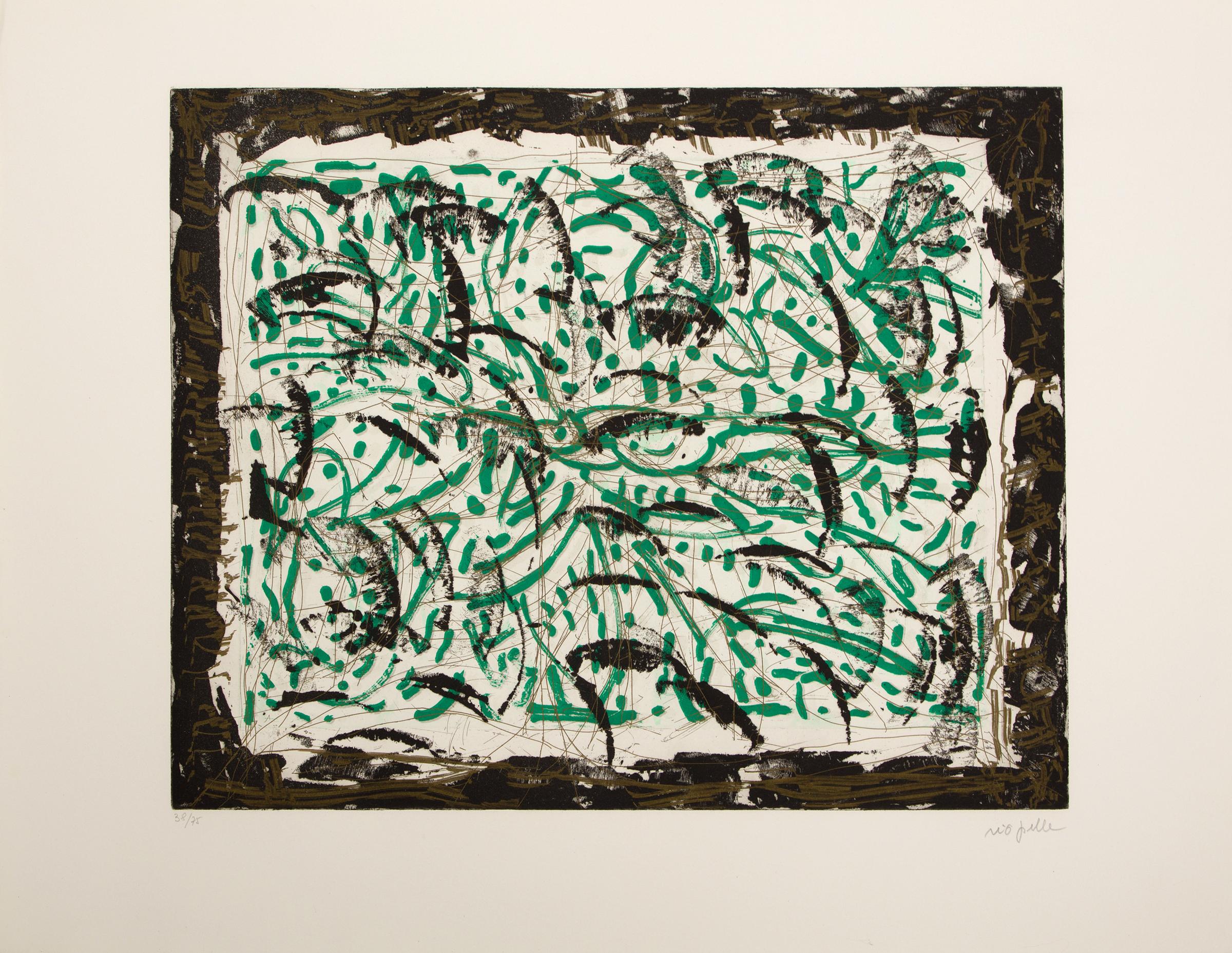 Jean-Paul Riopelle (1923-2002) - Les mouches à marier nº 2, 1985