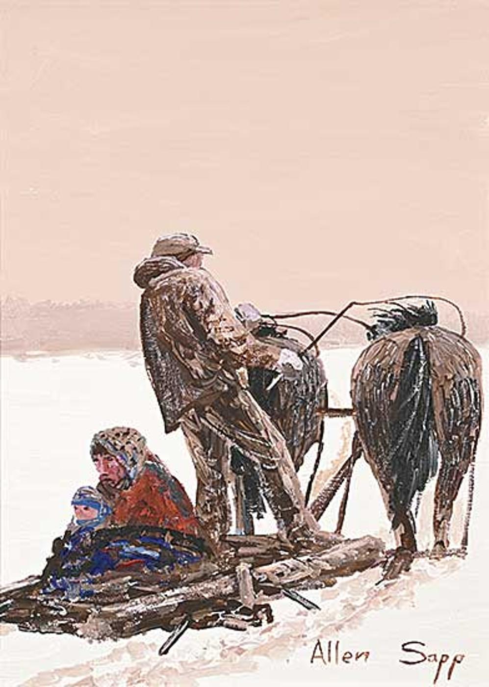 Allen Fredrick Sapp (1929-2015) - Untitled - Family Sled