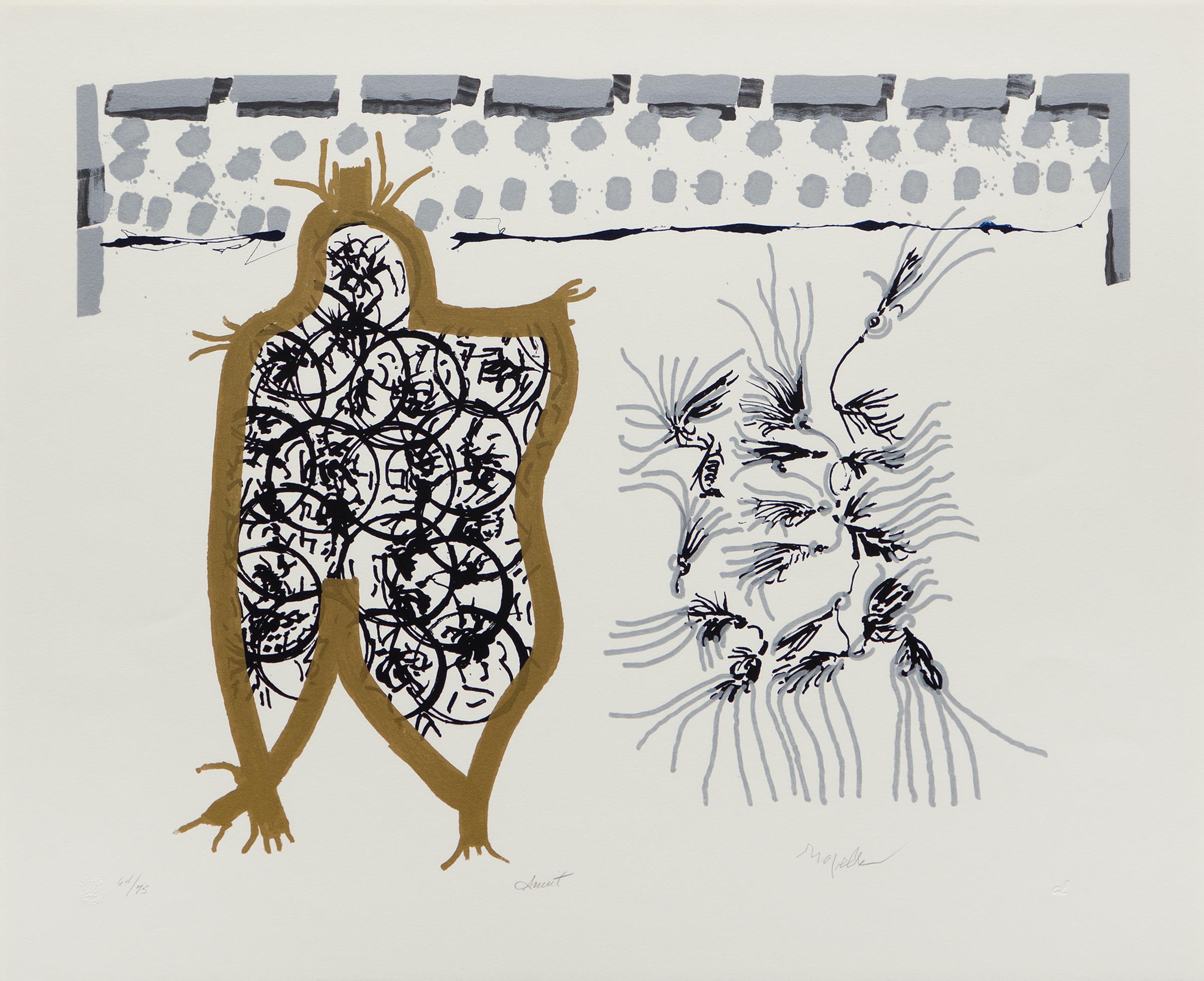 Jean-Paul Riopelle (1923-2002) - Inuit, 1998