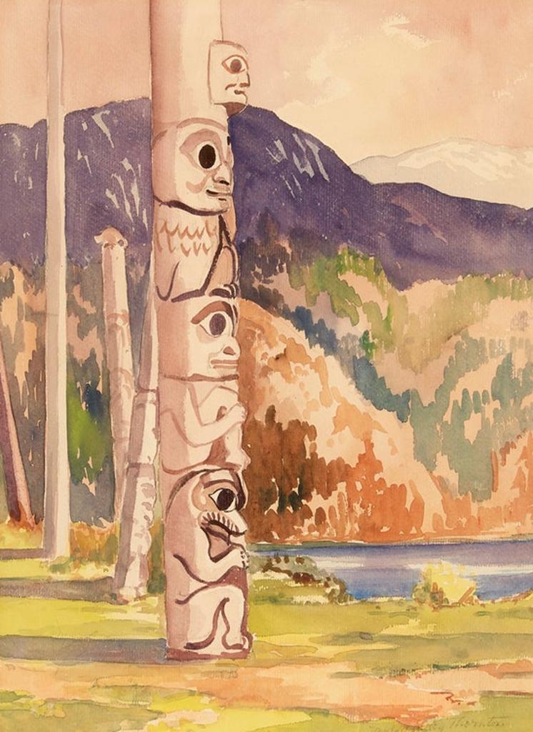 Mildred Valley Thornton (1890-1967) - Totem Poles