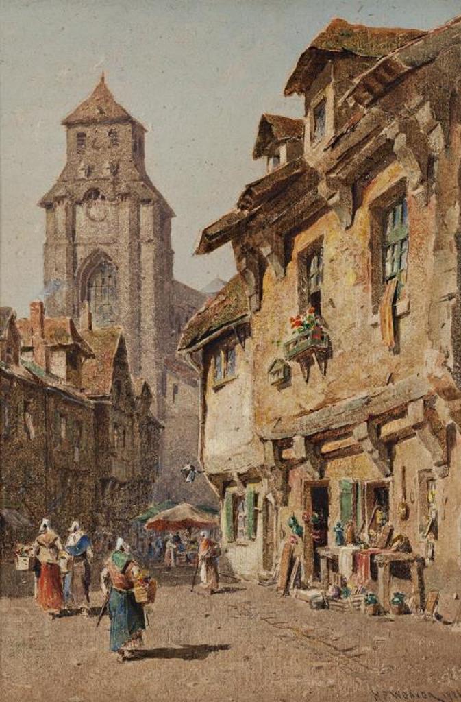 Herbert Parsons Weaver (1872-1945) - A Busy Market