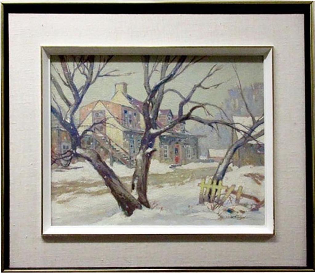William Hughes Taylor (1891-1960) - Untitled (Winter Street Scene)