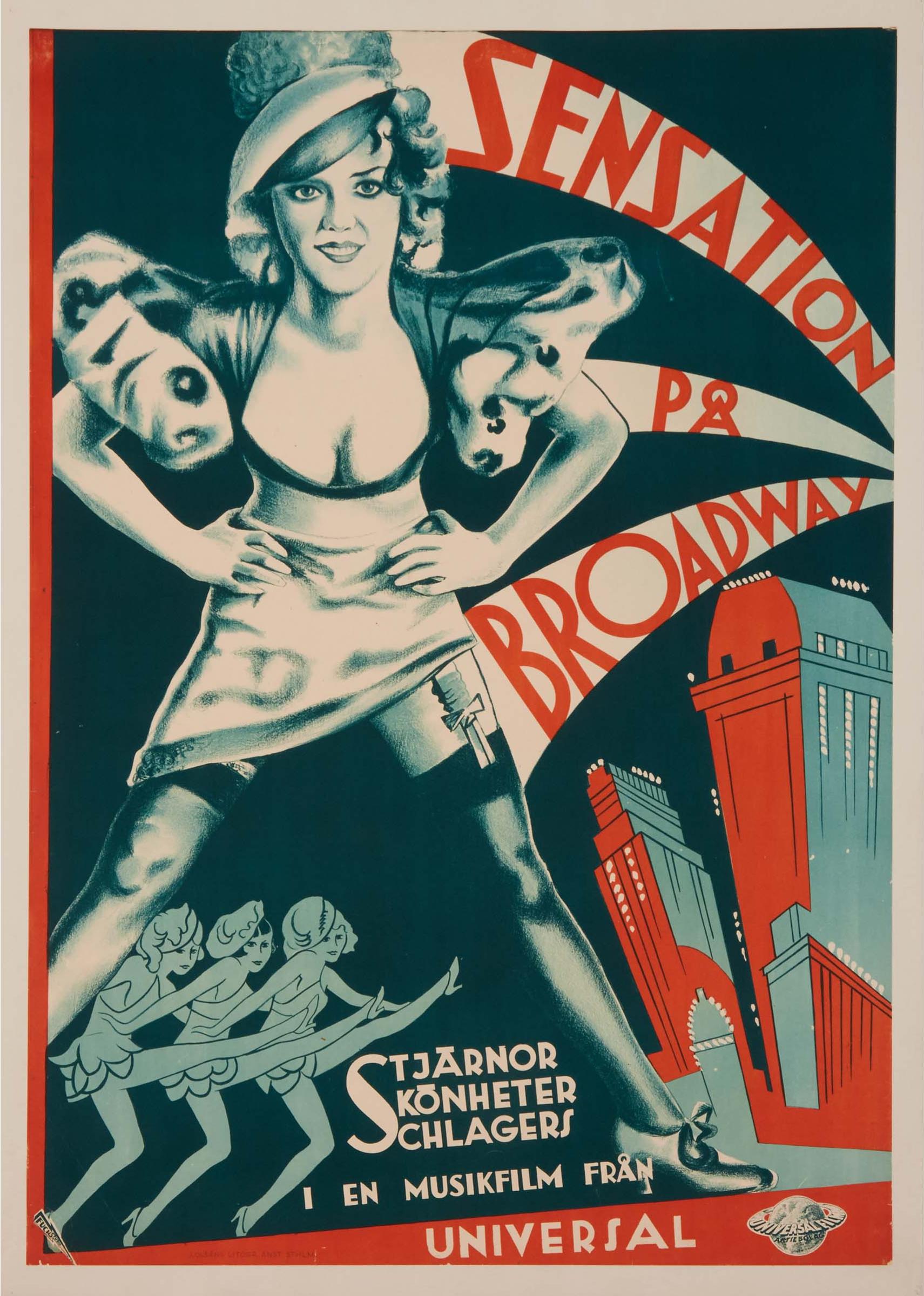 Universal Film - Sensation På Broadway, 1933