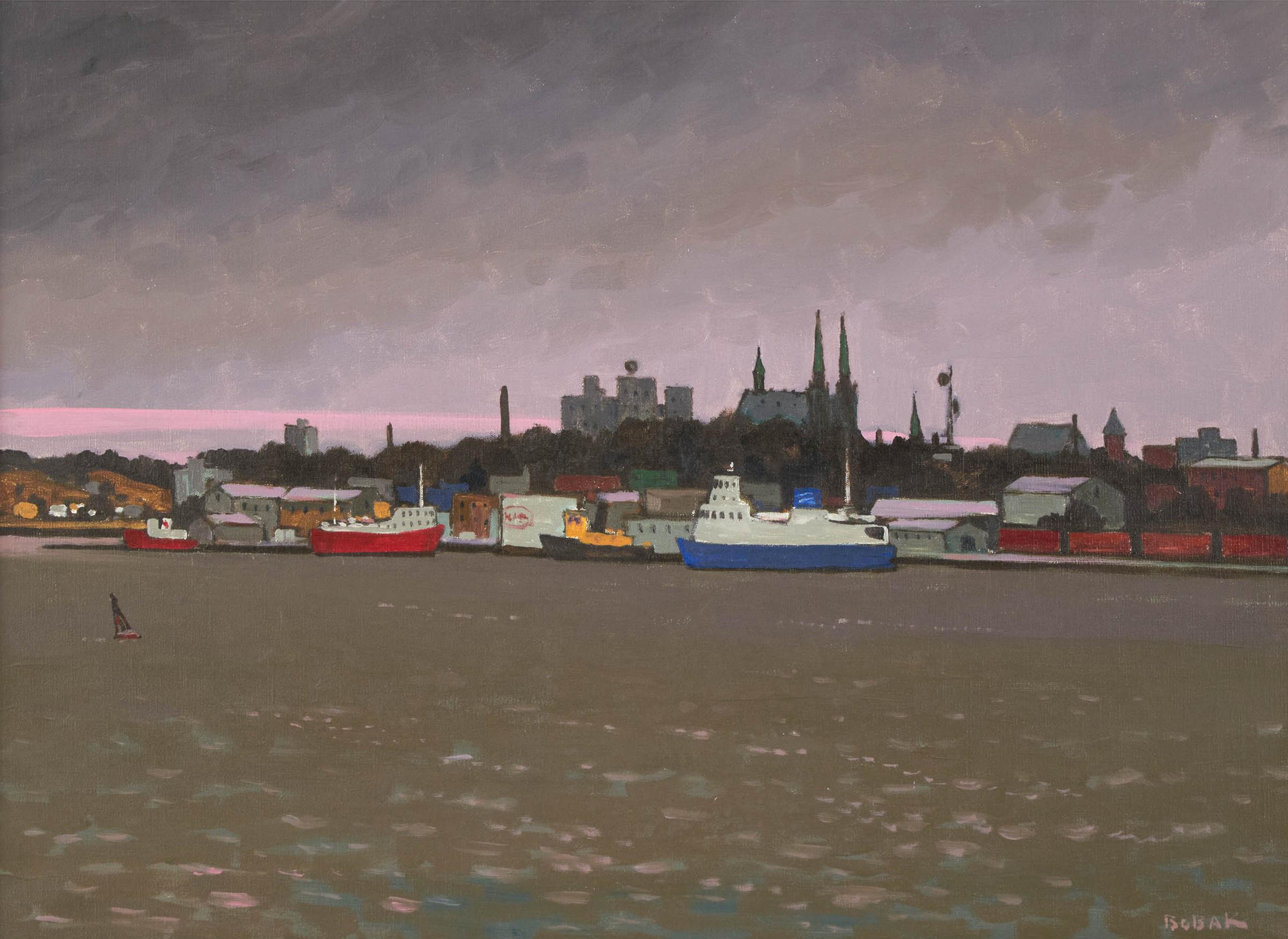 Bruno Joseph Bobak (1923-2012) - Charlottetown Harbour