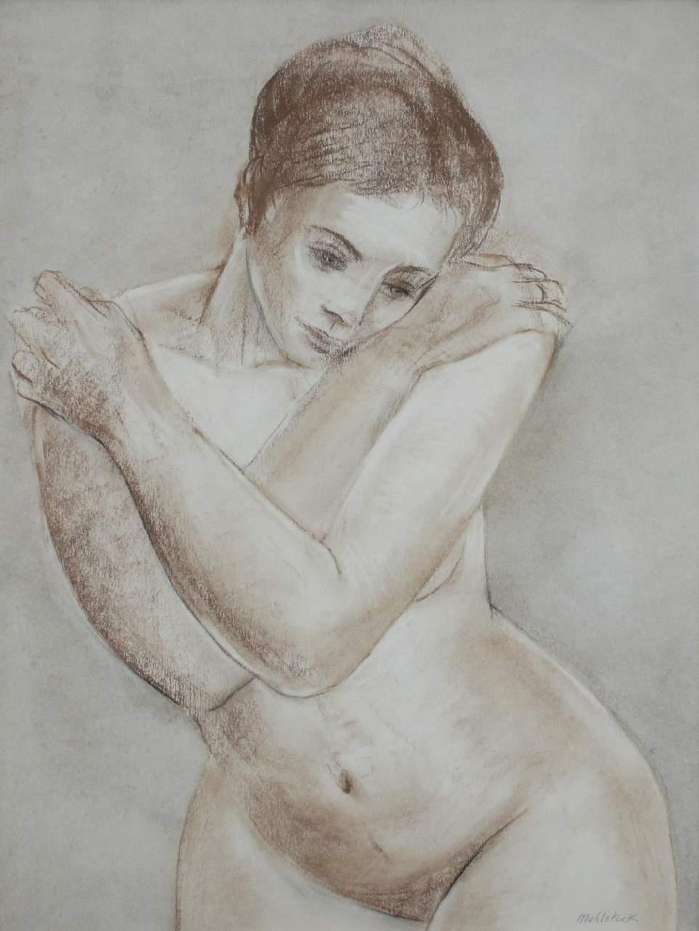Louis Muhlstock (1904-2001) - Nude with Crossed Arms