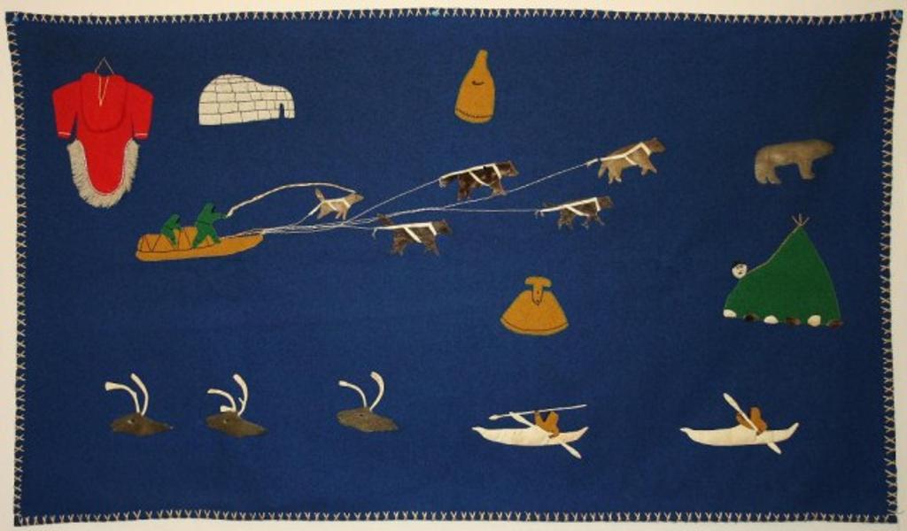 Inuit Sewnwork Wallhanging - 33 x 58