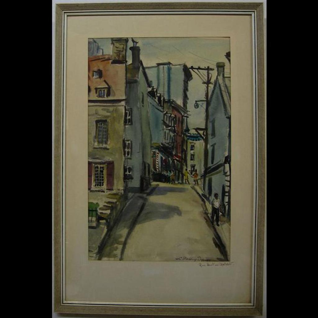 Lionel Fielding Downes (1900-1972) - Rue Sault Au Matelot