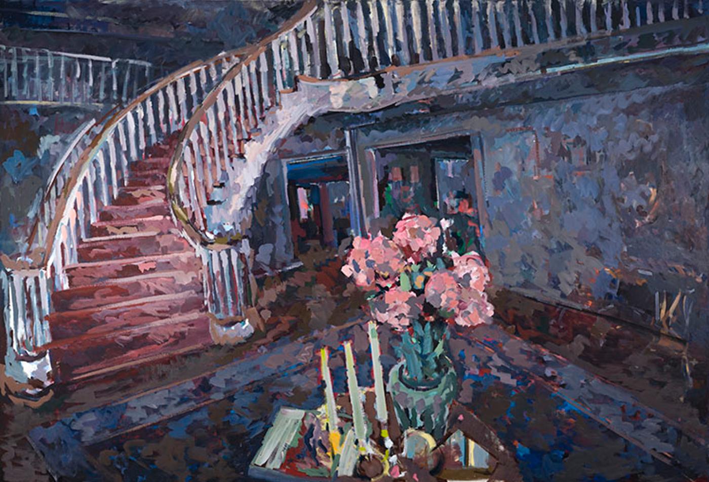 Gordon Voisey - Red Staircase