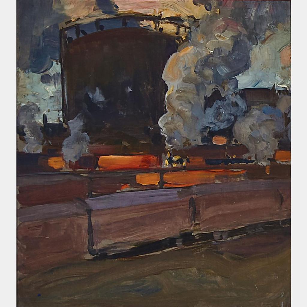 James Edward Hervey (J.E.H.) MacDonald (1873-1932) - Freight Yard, Toronto