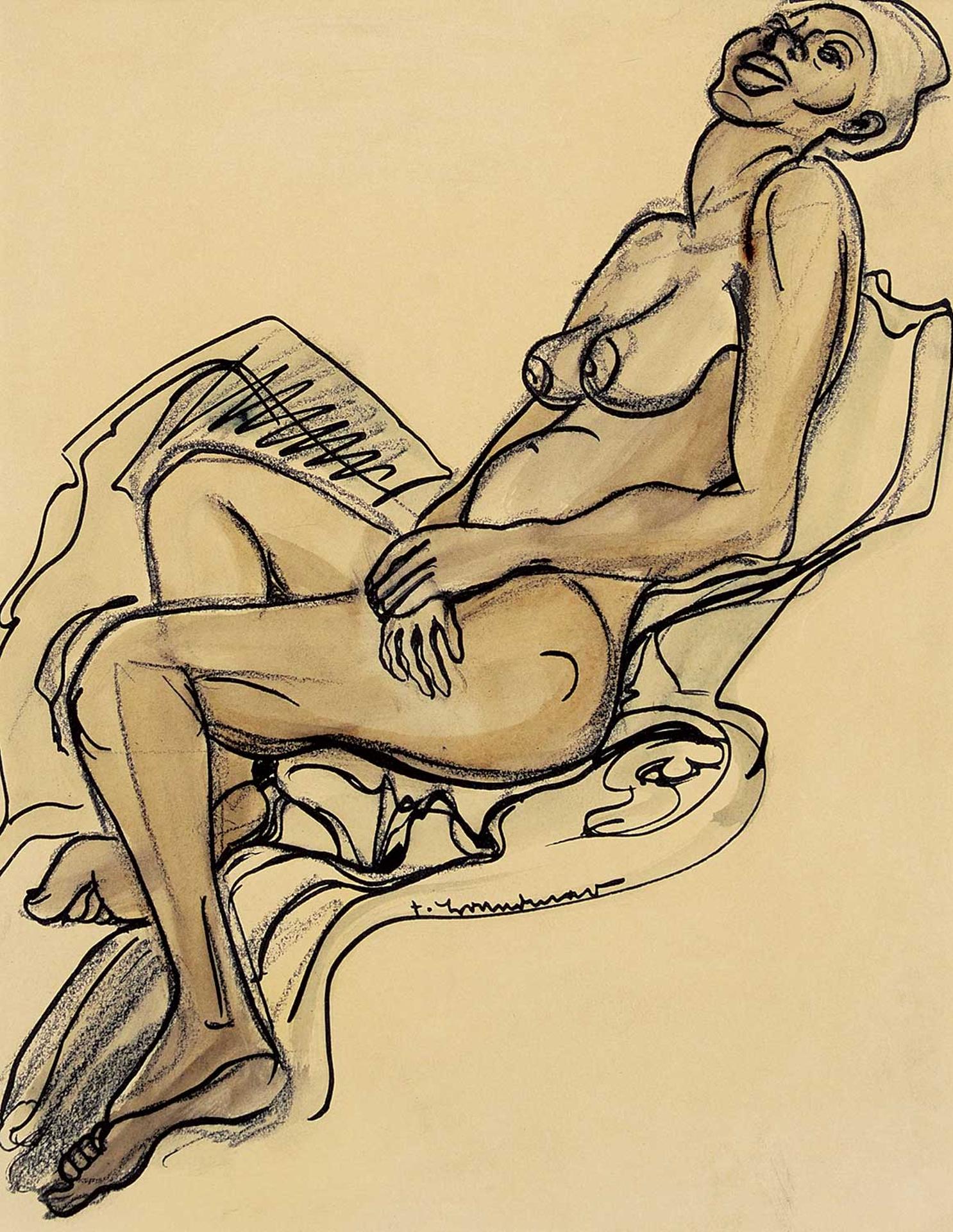 Friedrich Wilhelm (Fritz) Brandtner (1896-1969) - Reclining Nude