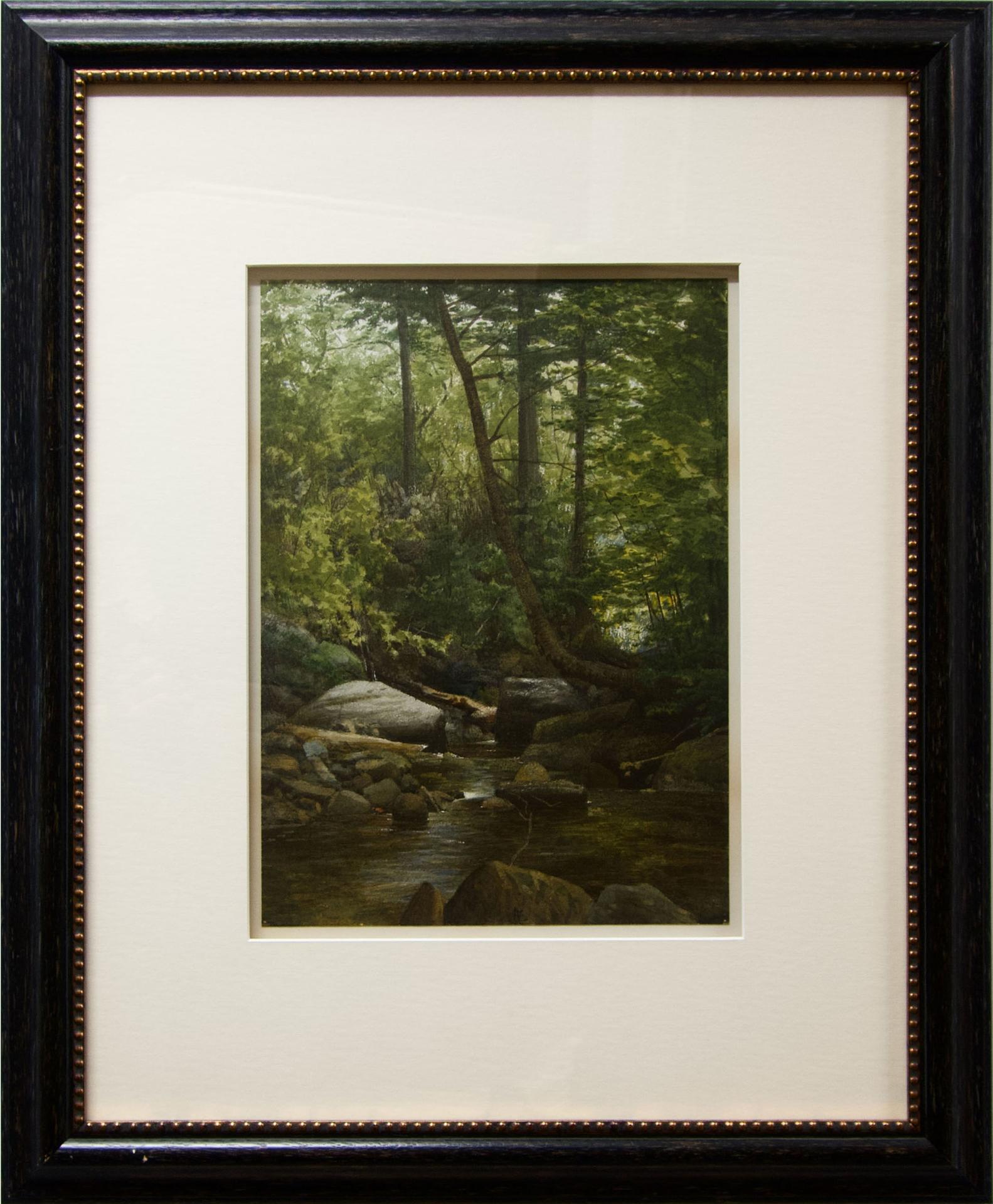 Aaron Allan Edson (1846-1888) - Untitled (Woodland Creek)