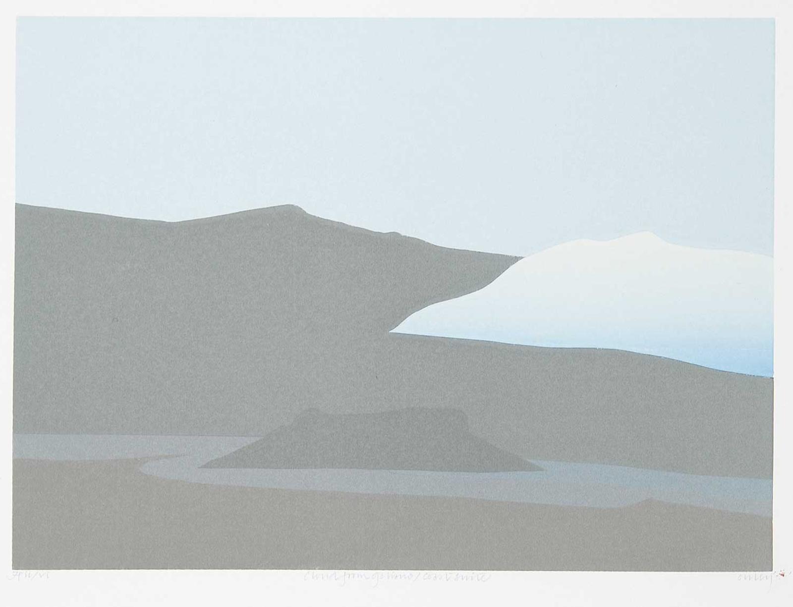 Norman Anthony (Toni) Onley (1928-2004) - Cloud from Galiano / Coast Suite  #A.P. ii/vi