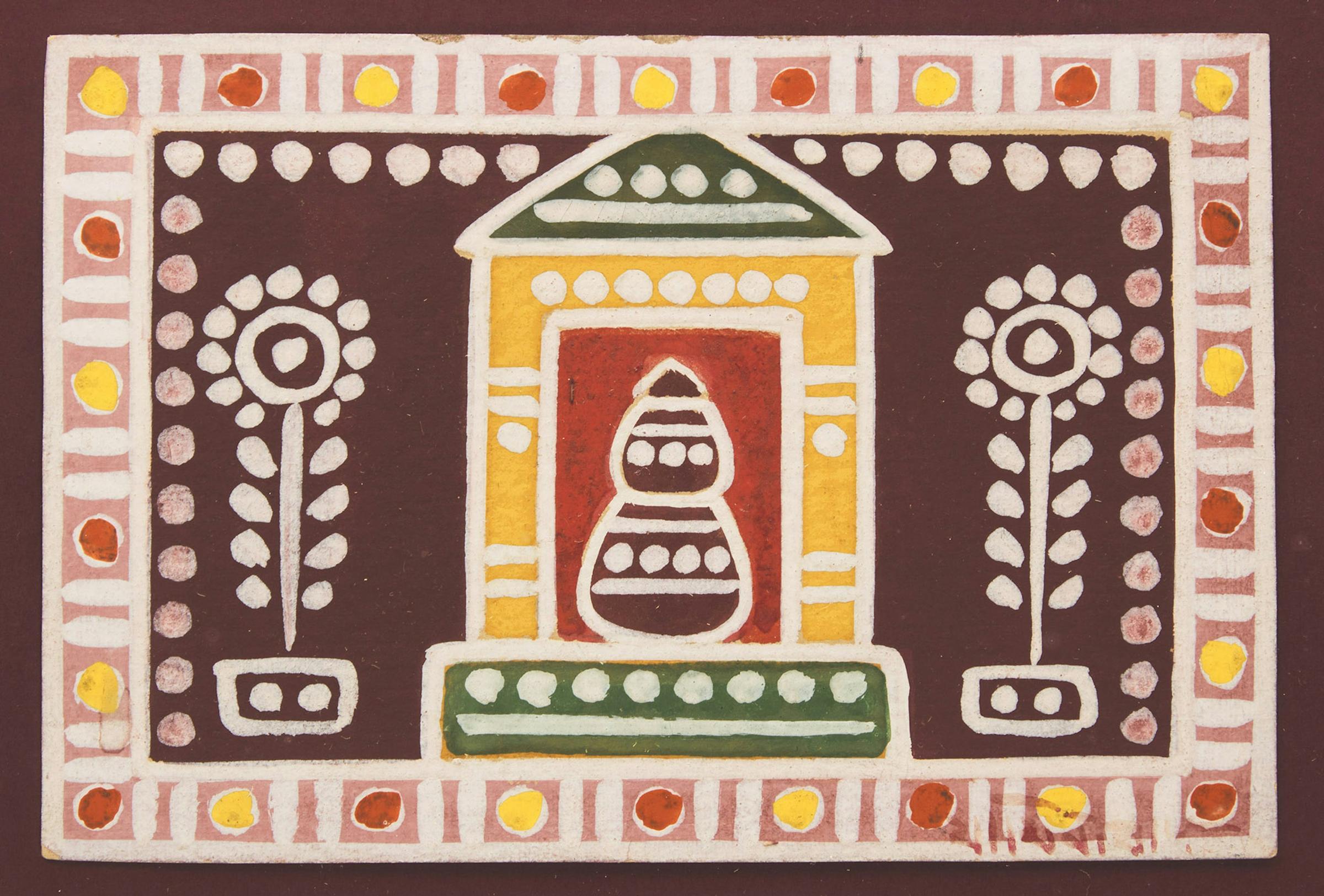 Jamini Roy (1887-1972) - Flower Gate