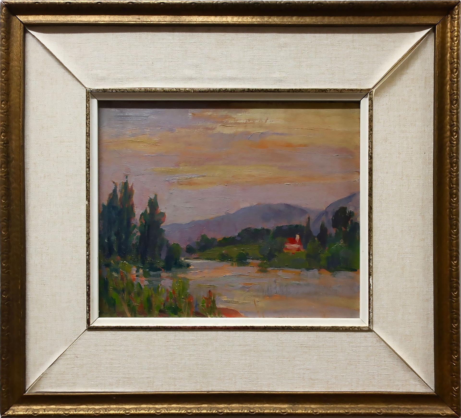 Lily Osman Adams (1865-1945) - Beaver Lake Sunset