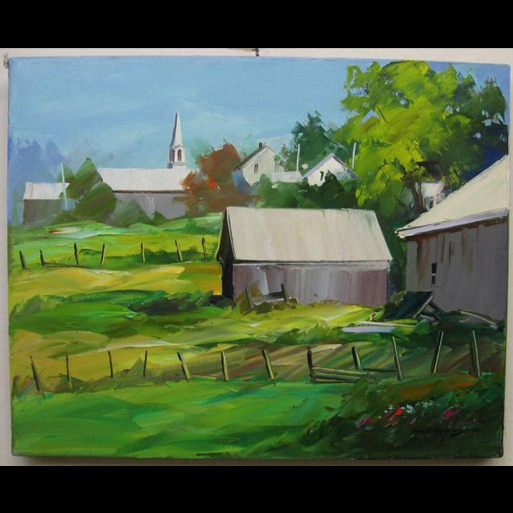 Christian Bergeron (1945) - Village Farm Study