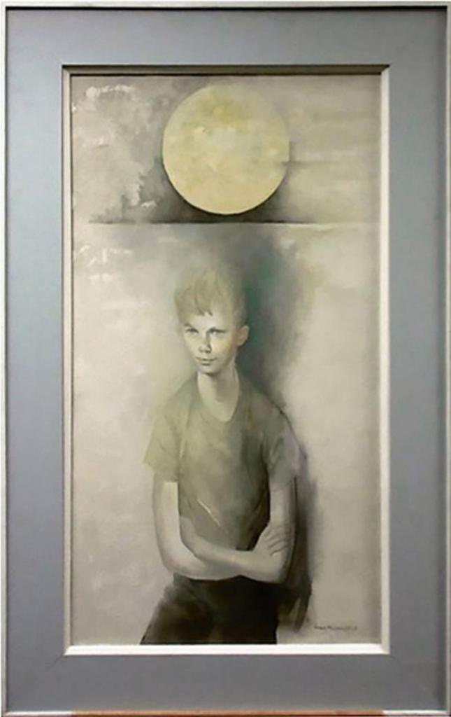 Grant Kenneth MacDonald (1909-1987) - Untitled (Young Boy Under Moonlight)