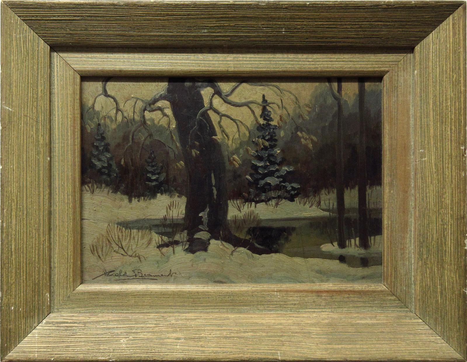 Thomas Harold (Tib) Beament (1898-1984) - Untitled (Winter Creek)
