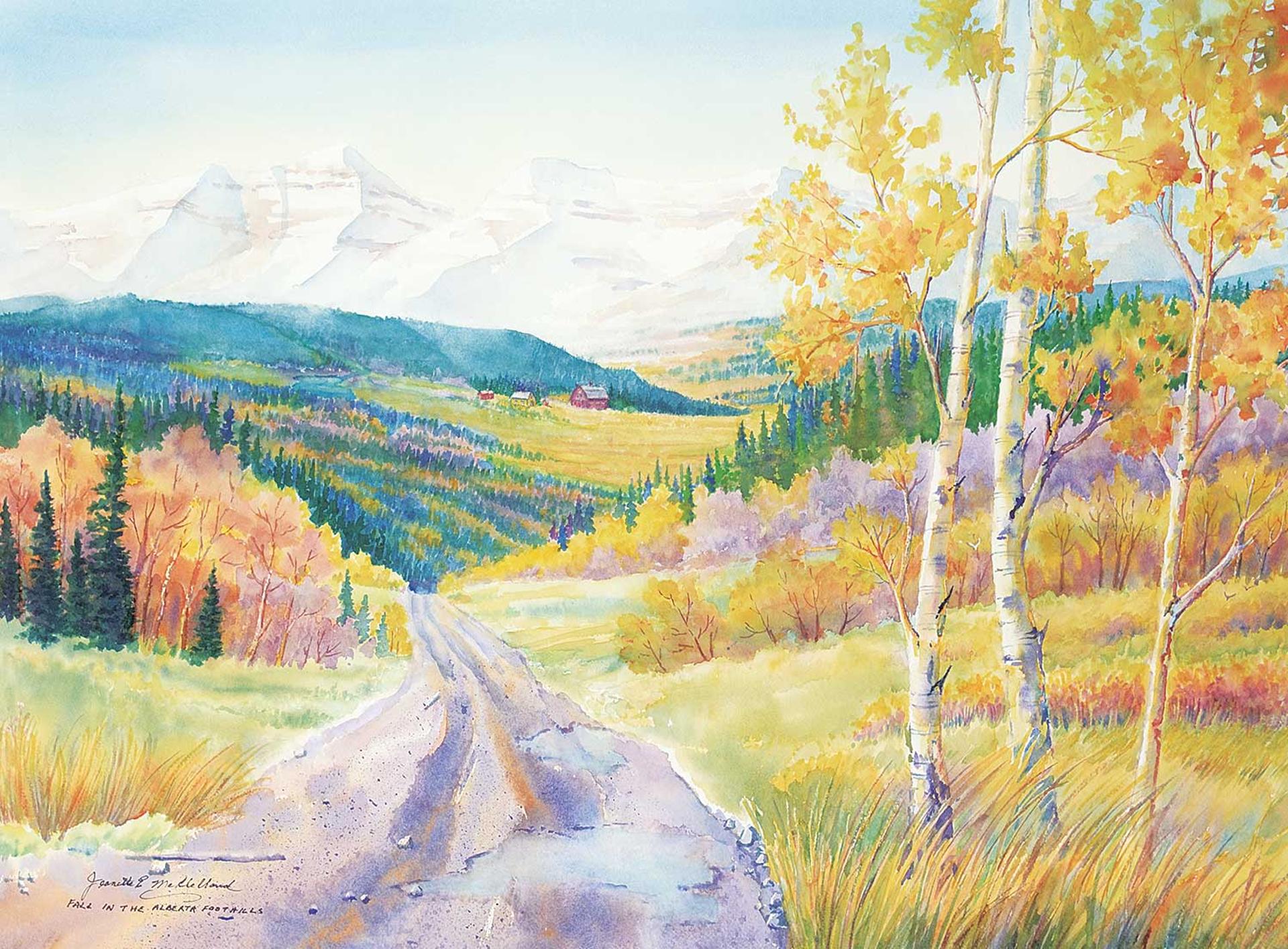Jeanette E. McClelland - Fall in the Alberta Foothills