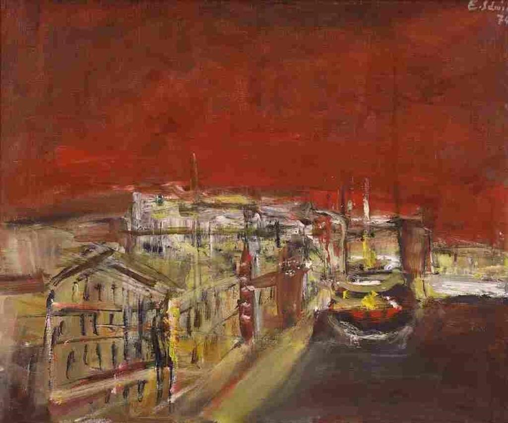 Erich Schmid (1908-1984) - Le Petit Pont; 1974