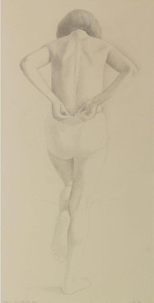 Christopher John Pratt (1935-2022) - Study For Girl In Terry Cloth Shorts (19.5 Ins X 10.5 Ins; 48.8 Cms X 26.3 Cms); Treed Landscape (6 Ins X 13.5 Ins; 15 Cms X 33.8 Cms)