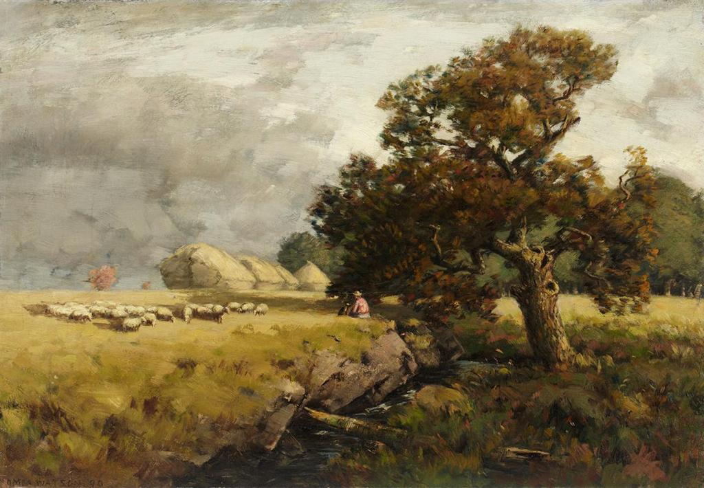 Homer Ransford Watson (1855-1936) - After The Harvest