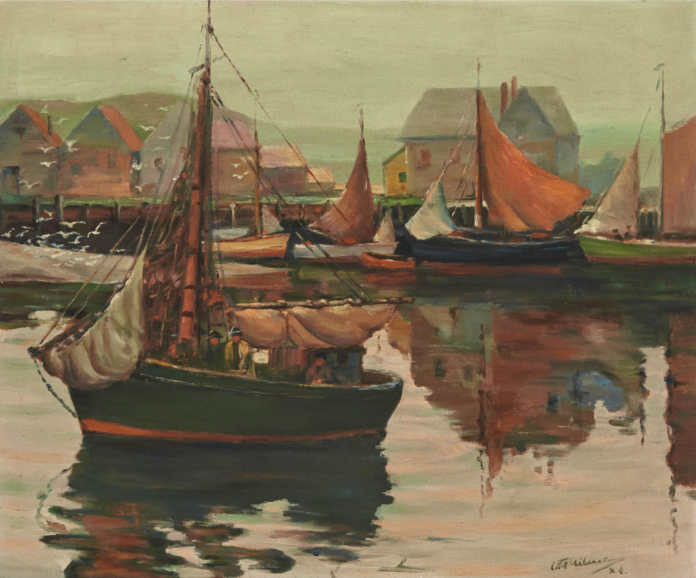 Anthony Thieme - Untitled (Harbour), 1940